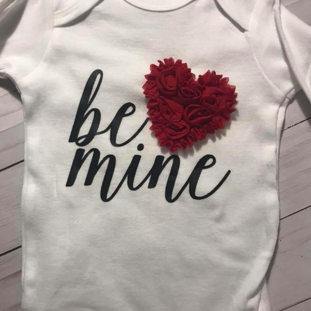 Valentines onesie